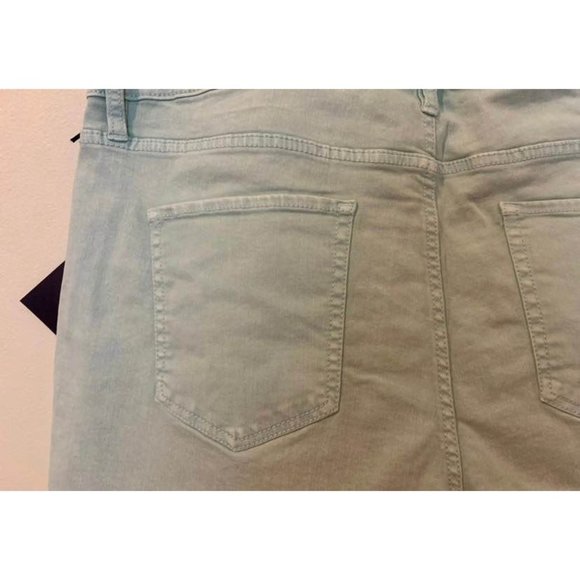 Women's Mint Jean Shorts - Picture 3 of 6